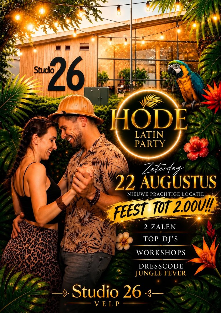 Banner for HODE | JUNGLE FEVER | LATIN PARTY | 22 AUGUSTUS