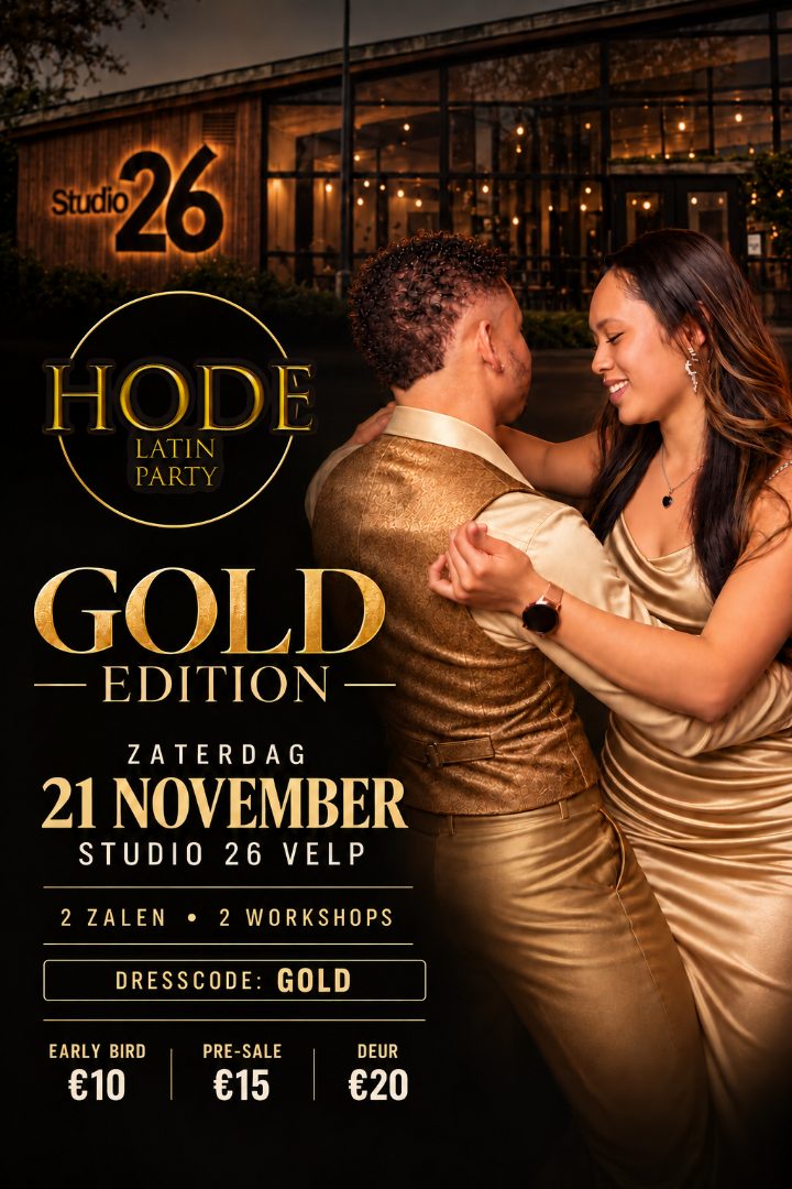 Banner voor HODE |GOLD | LATIN PARTY