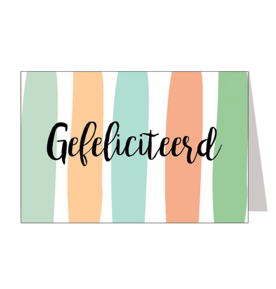 Card Happy Birthday Colorful