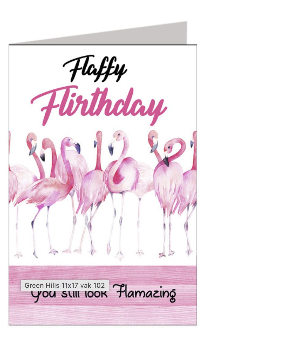 Card Fluffy Flirthday